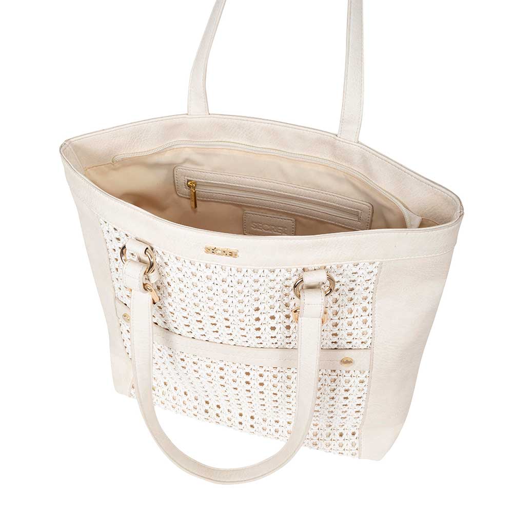 Cartera Anakena Tote White L