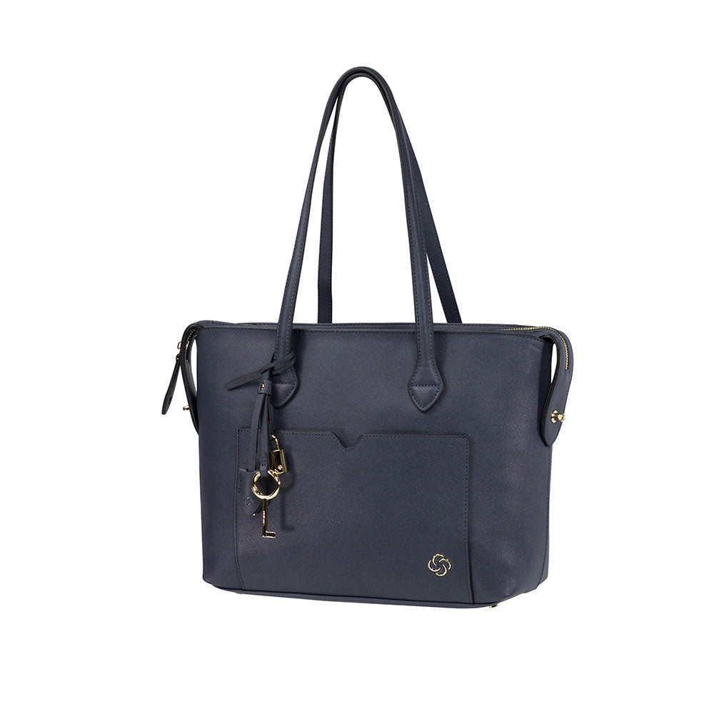 Cartera Miss Chic Shopping Bag M Mezclilla Gris