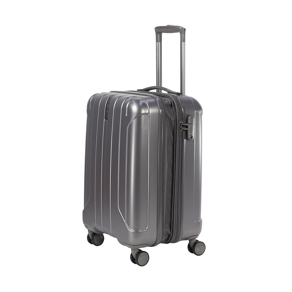 Maleta Rígida Near Spinner 57/20 Plata Mate Cabina