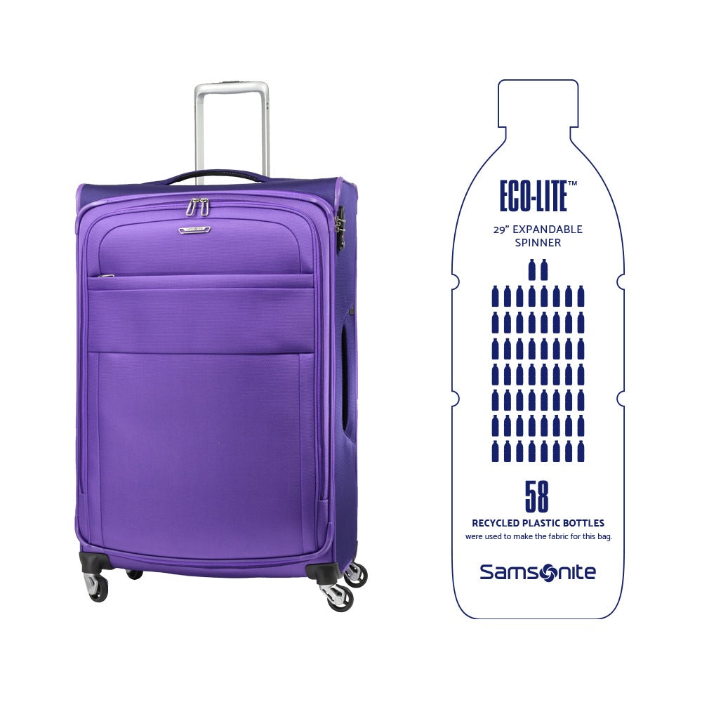 Maleta Eco-Lite Spinner 29" Exp Tsa Ultraviol. L 117,5 Lts