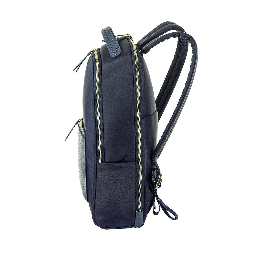 Mochila Zalia Backpack 14.1" Cr Dark Blue/Croco Print