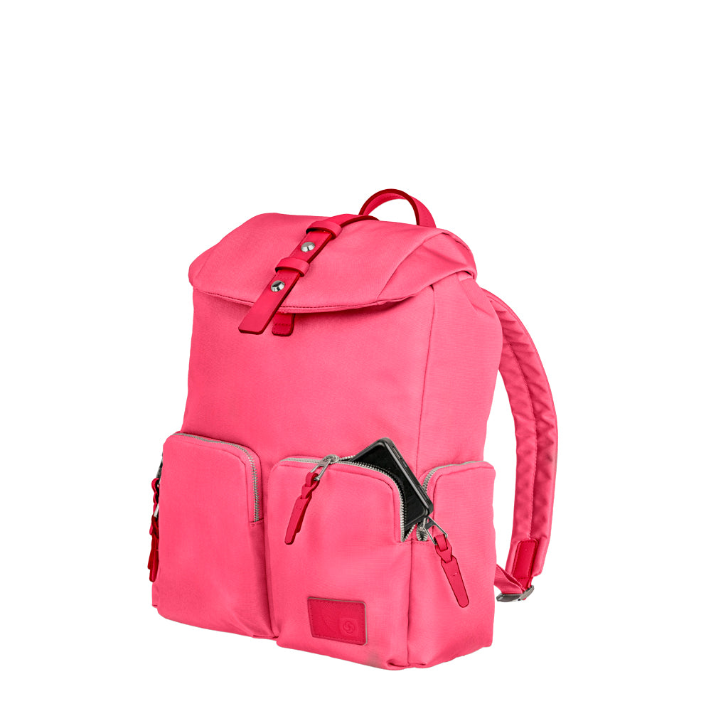  Mochila YOURBAN Backpack 4 pockets + Flap 14.1  Raspberry Pink 