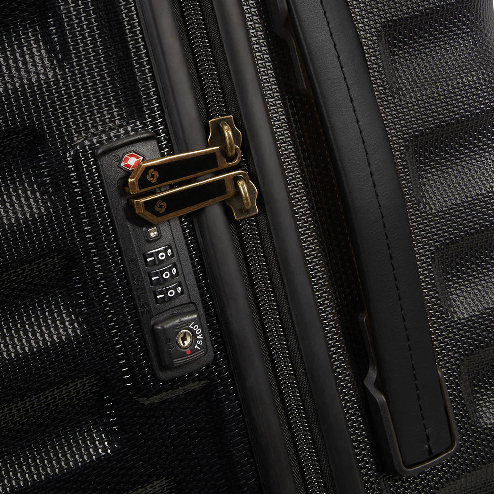  Maleta Rígida Black Label Sbl Richmond Spinner 75/28 Grande Negro 