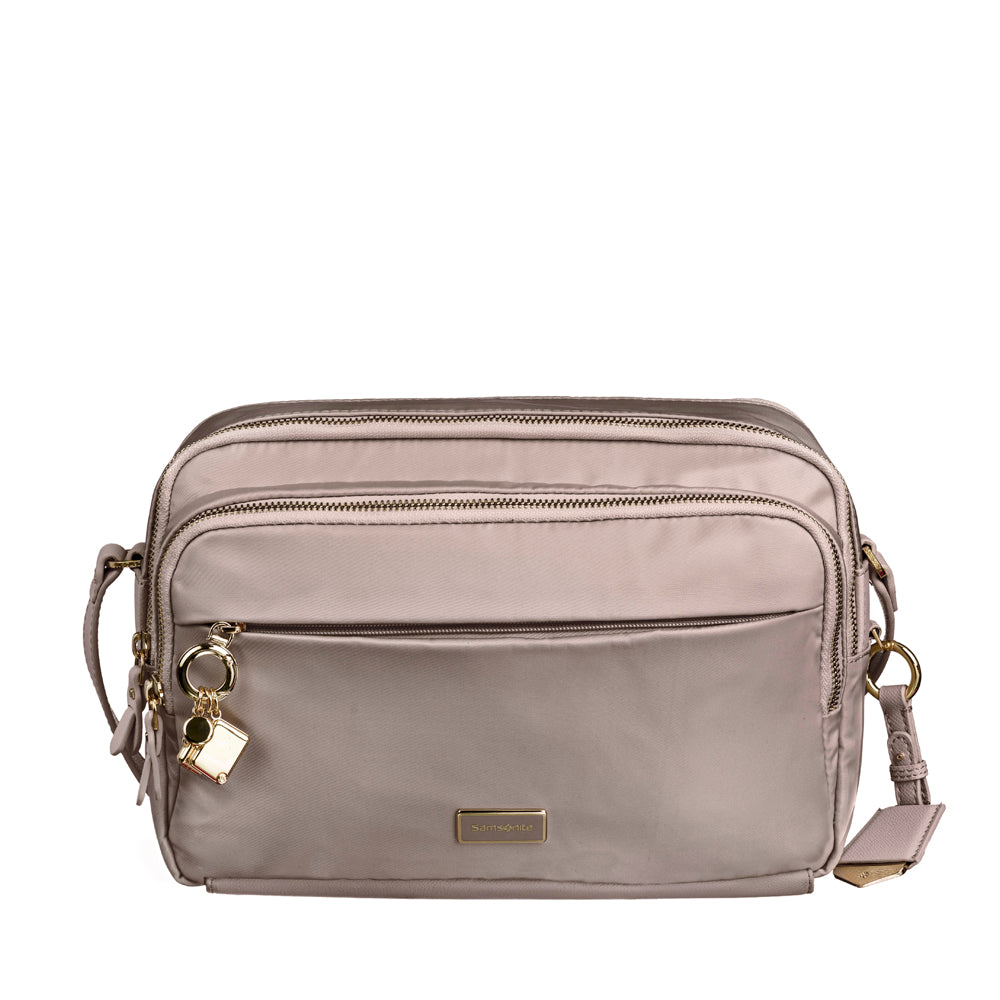  Bolsa KARISSA 2.0 Horizontal Shoulder Bag Cabina Stone Grey 
