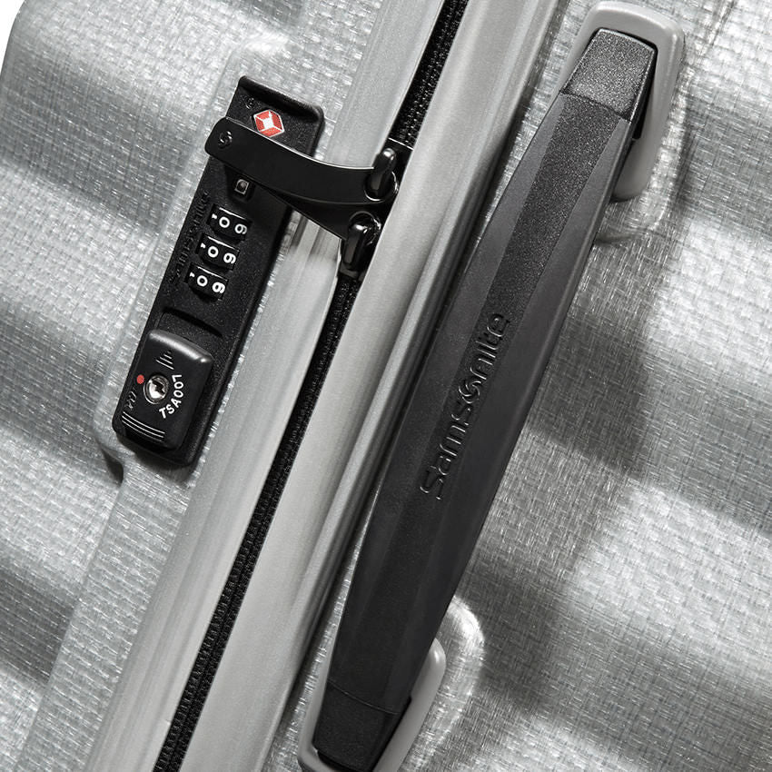 Maleta Rígida Lite-Shock Spinner 55/20 Plata M