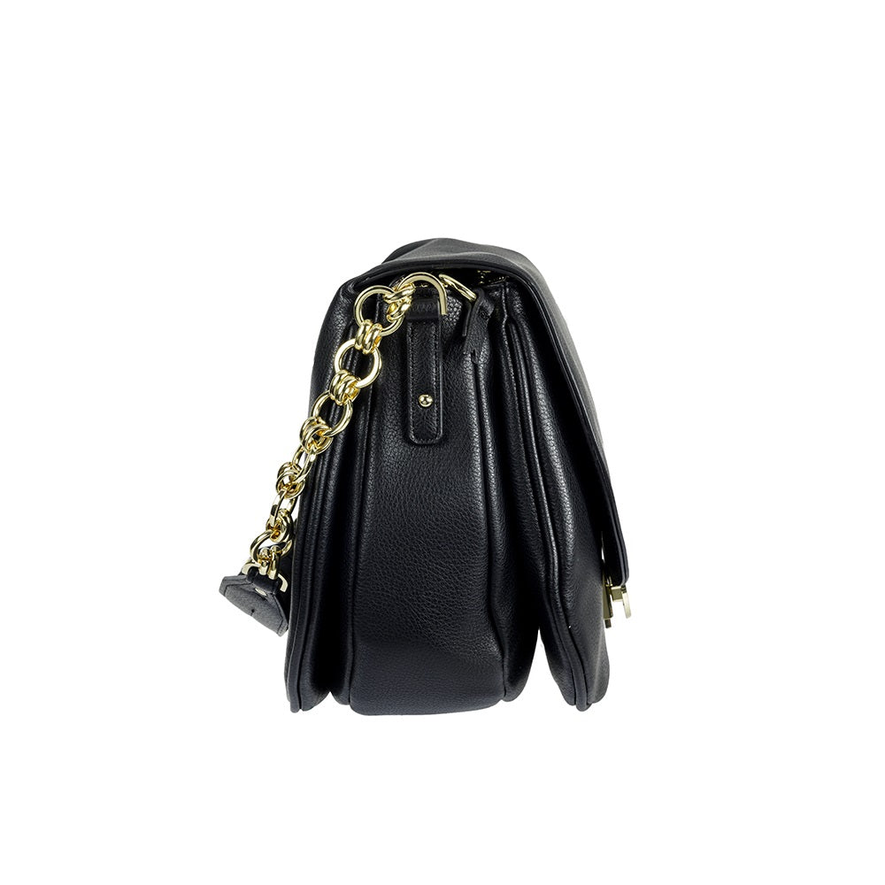 Cartera Sphinx Round Shoulder Bag M Black