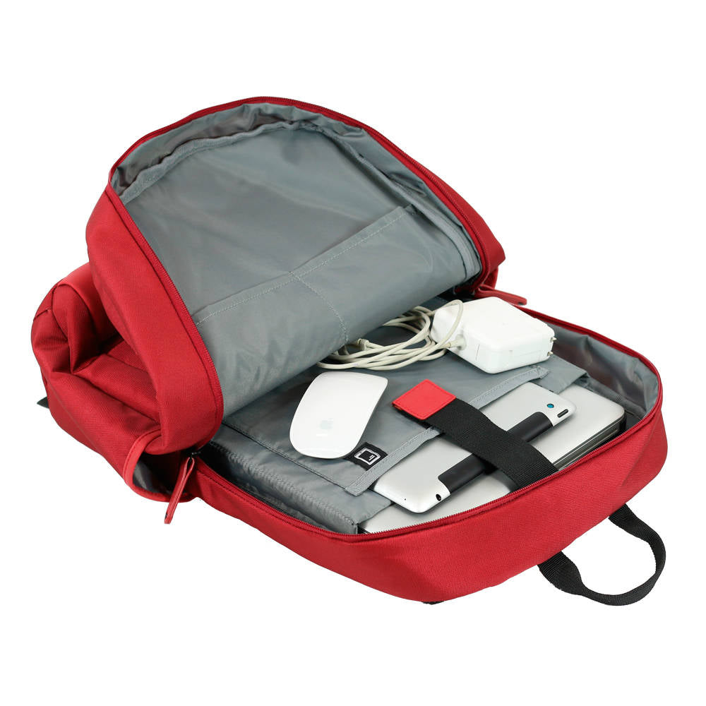  Mochila City-Pro Laptop Backpack 15 6  Rojo 