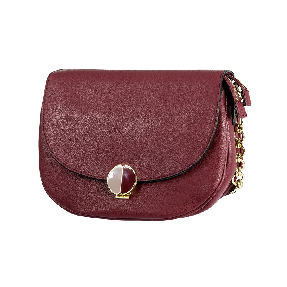 Cartera Sphinx Round Shoulder Bag M Dark Bordeaux