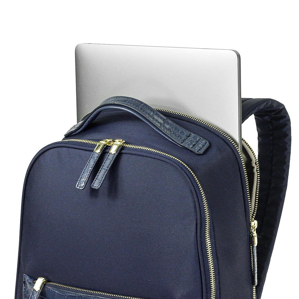 Mochila Zalia Backpack 14.1" Cr Dark Blue/Croco Print