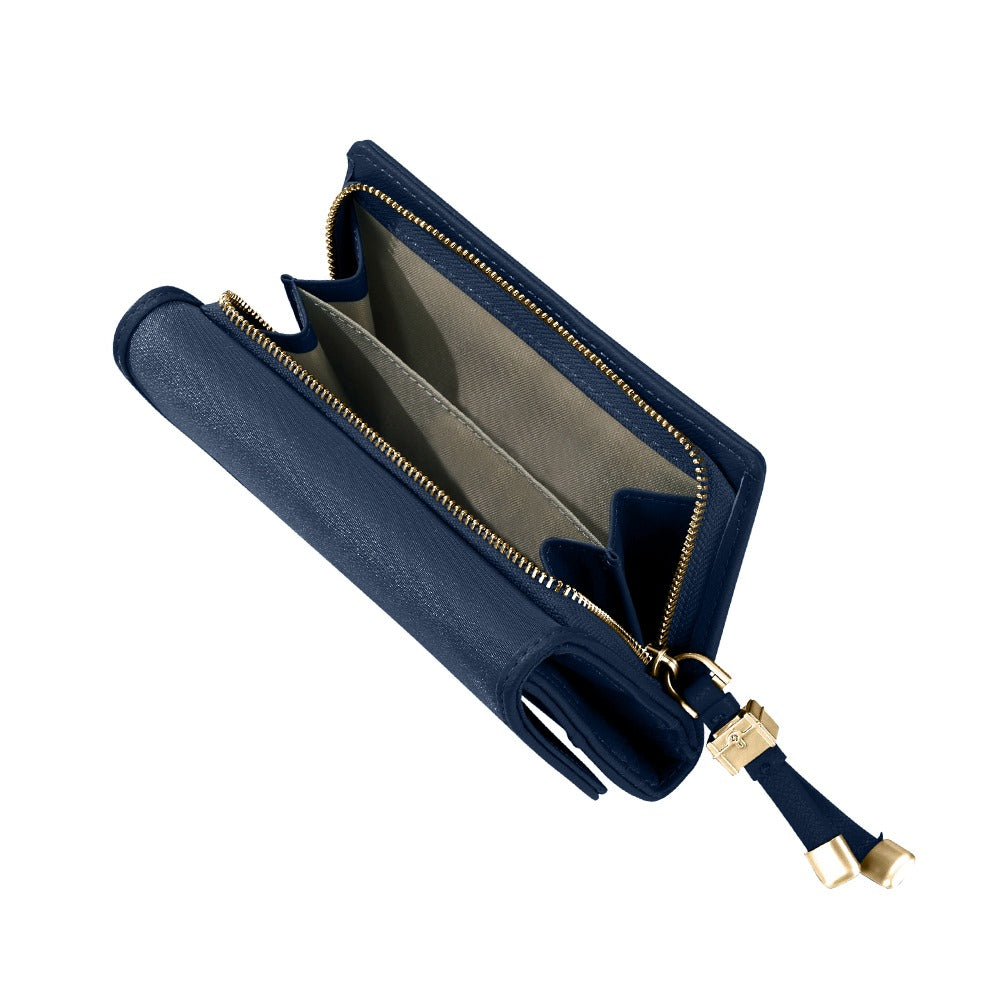 Billetera Karissa Slg 303 - L W 12Cc+Zip Ext M Dark Navy
