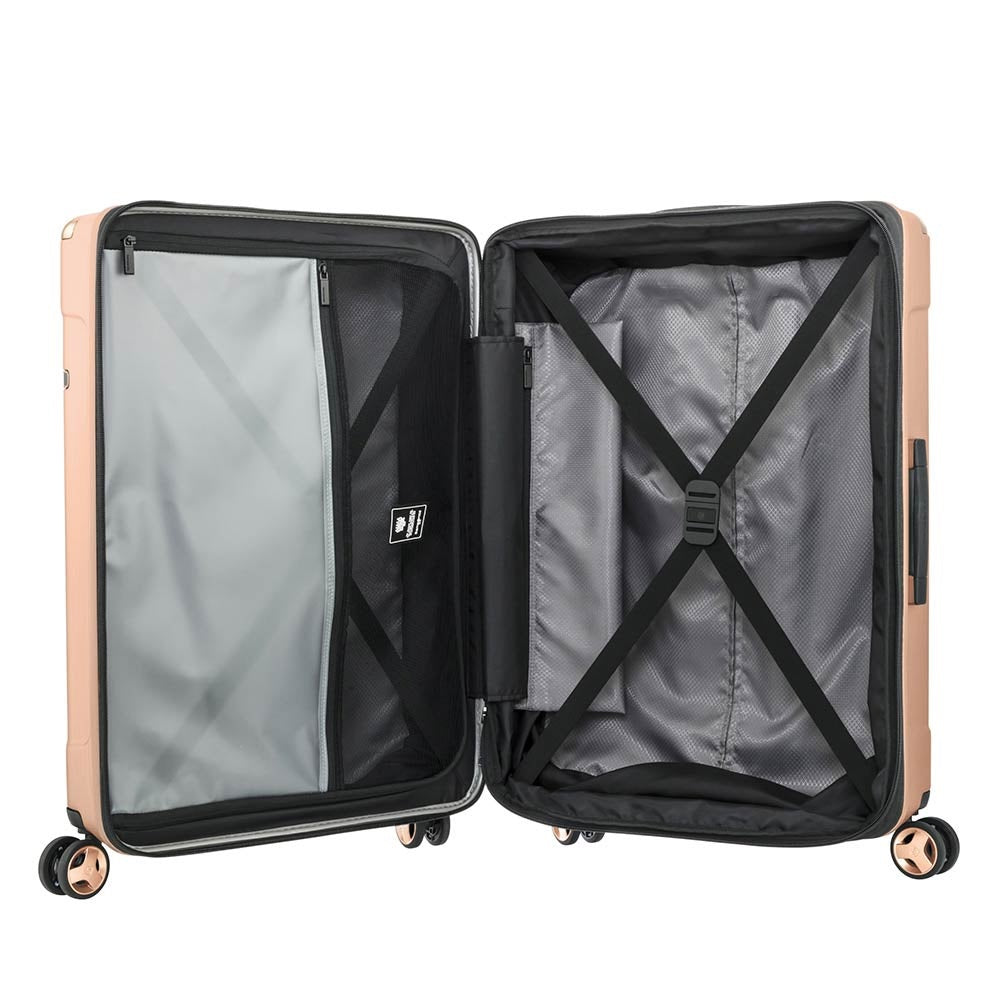 Maleta Rígida Evoa Spinner 81/30 Oro Rosa L