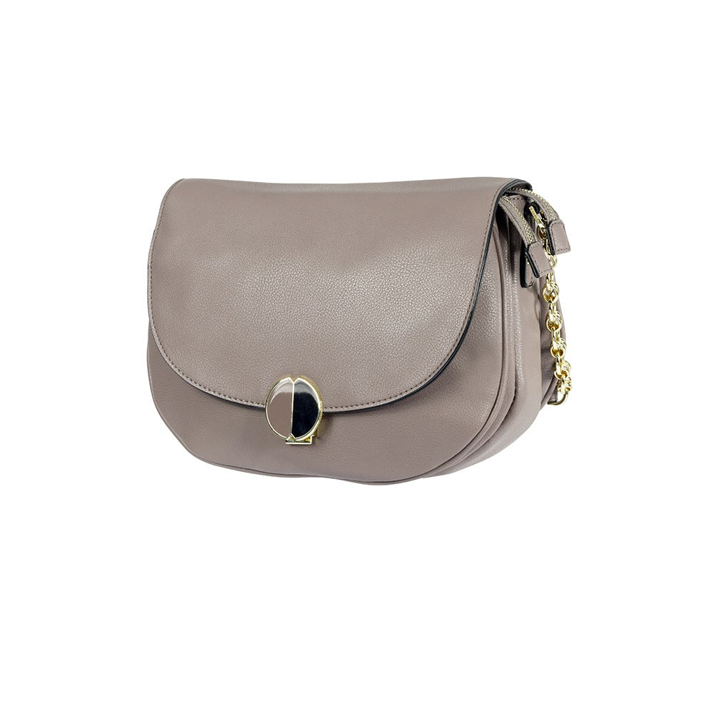 Cartera Sphinx Round Shoulder Bag M Dark Taupe