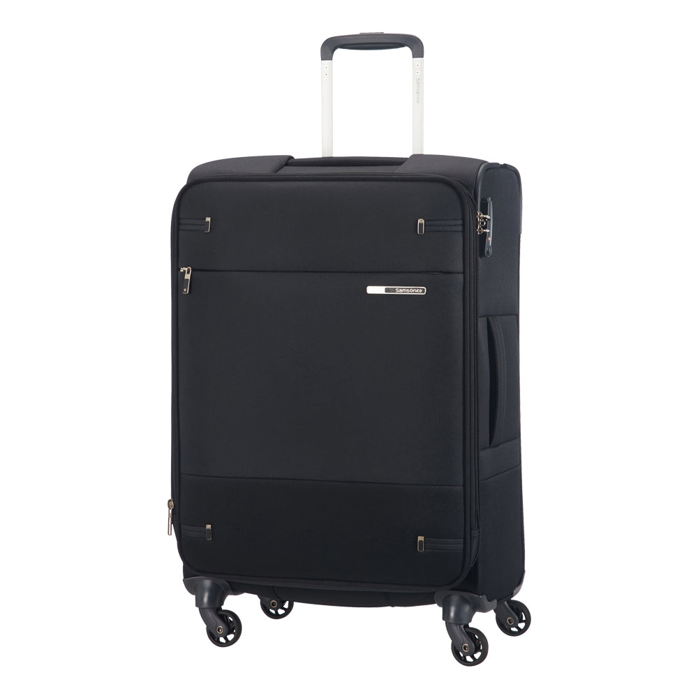 Maleta Basefolk Spinner 23 Exp Black M 60,5 Lts