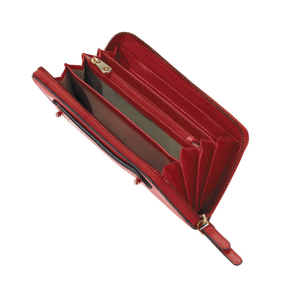 Billetera Classic Lady 419 Scarlet Red Mediana 0,2 Lts