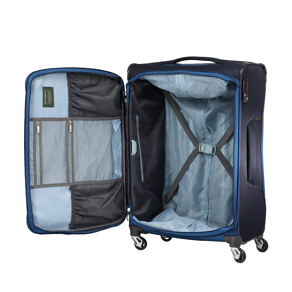 Maleta Eco-Lite Spinner 25" Exp Tsa Pacbl/Navy M 72,9 Lts
