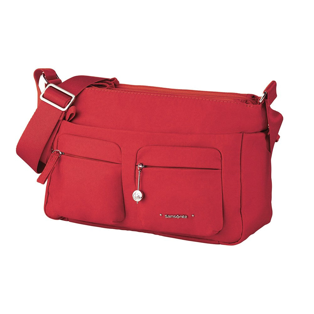 Cartera Move 3.0 Horiz. Shoulder Bag+Flap Dark Red