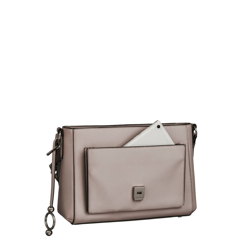  Bolsa ELLES NUAGE Messenger S Stone Grey 