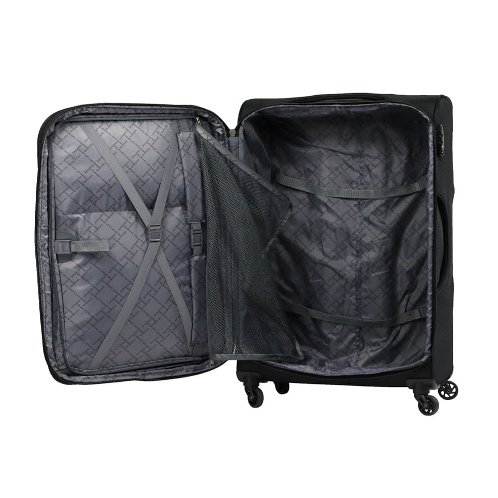  Maleta Suave TENERIFE SPINNER 24  Mediana BLACK 