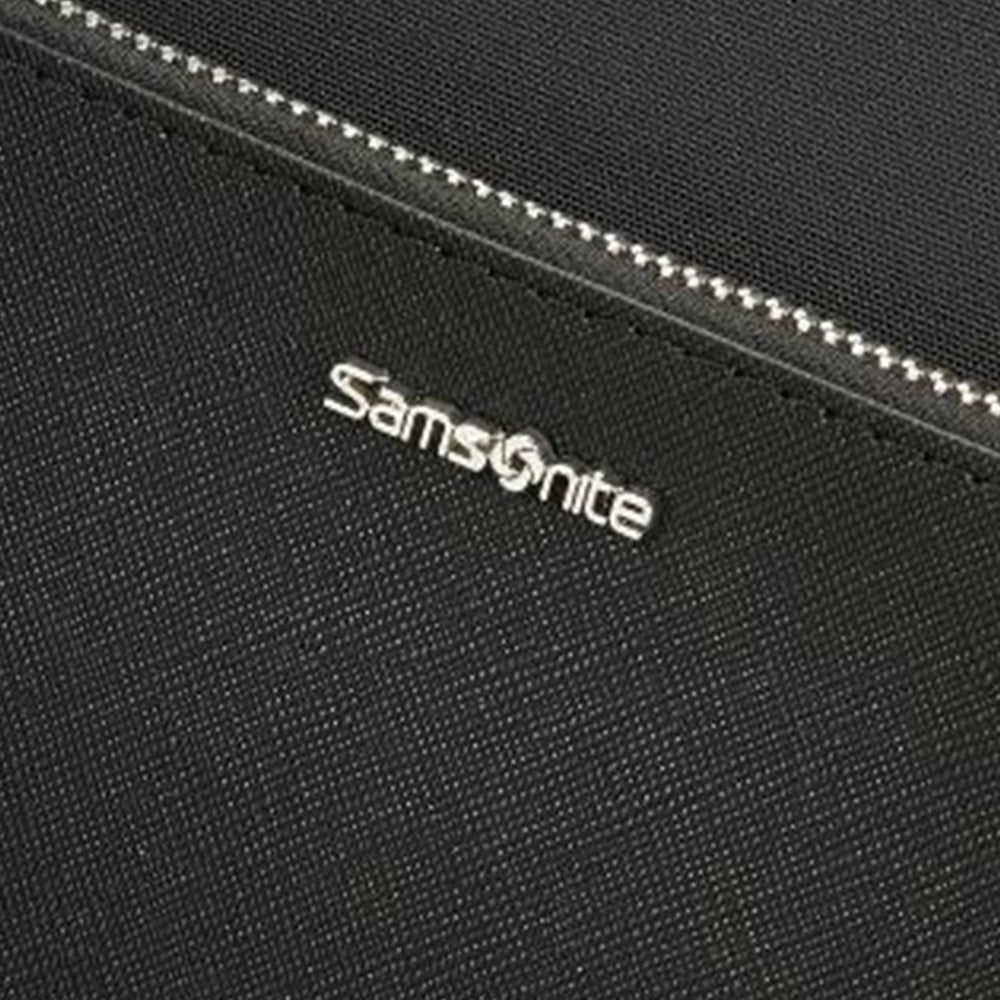  Maleta Suave Zalia Rolling Tote 15.6  Mediana Black 