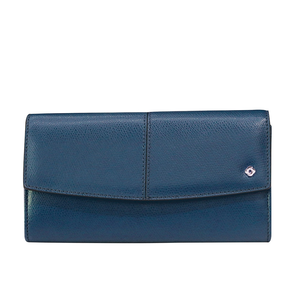Billetera My Chain Slg 336 - L W 12Cc+1W+2Z C Cloudy Blue / Black