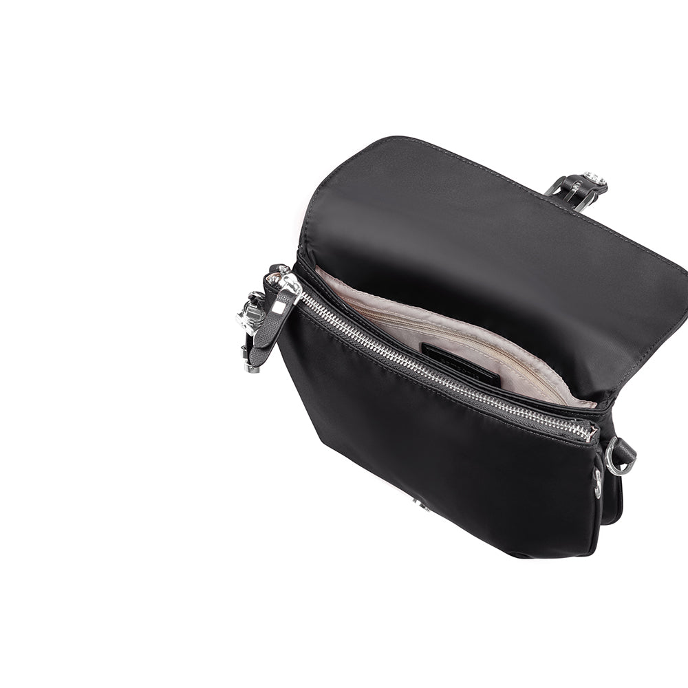Cartera Karissa Round Messenger S Black 6 Lts