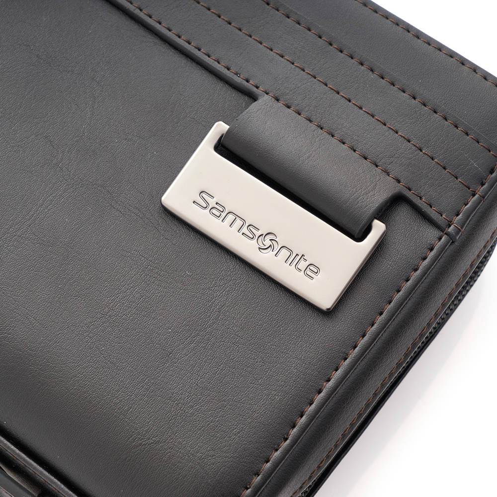  Portapasaporte Savio Leather Iv Men Pouch Negro 
