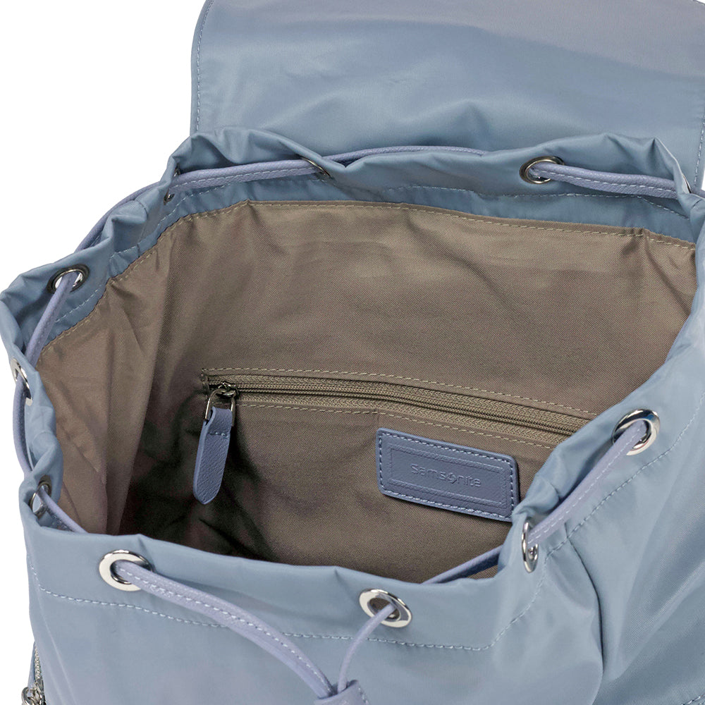 Mochila Fashion City Backpack 3 Pockets Caramelo Azul