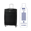 Maleta Eco-Lite Spinner 25" Exp Tsa Midn.Black M 72,9 Lts
