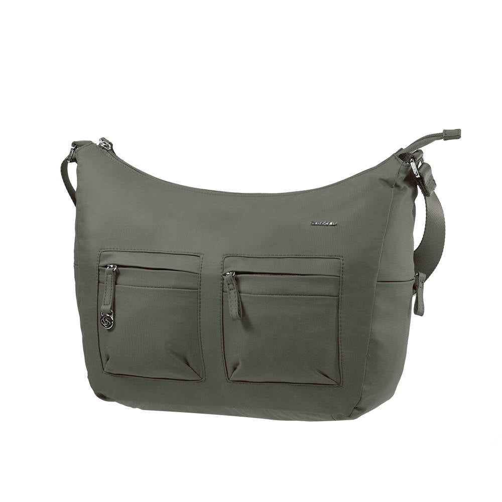 Cartera Move It Shoulder Bag M + 2 Pockets Verde Plata