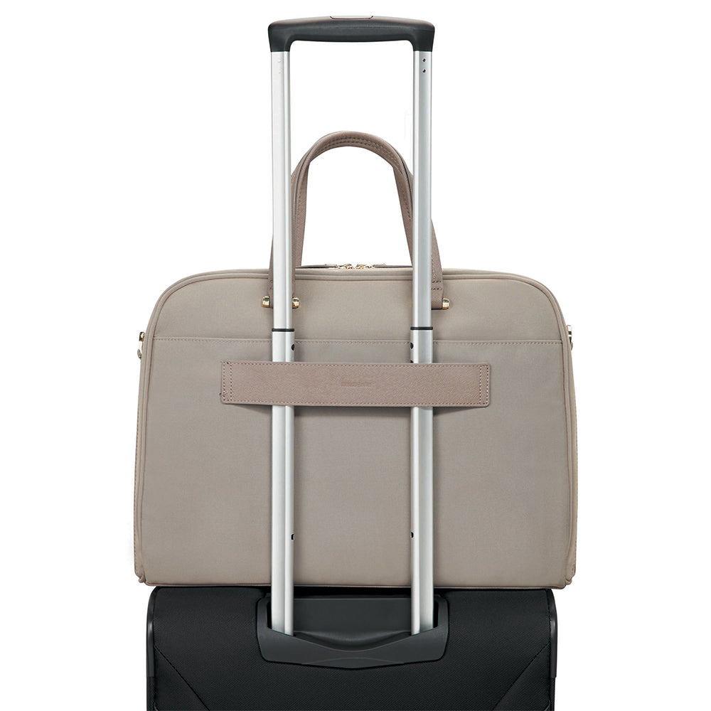  Maletín Zalia Bailhandle 15.6  Mediana Beige 
