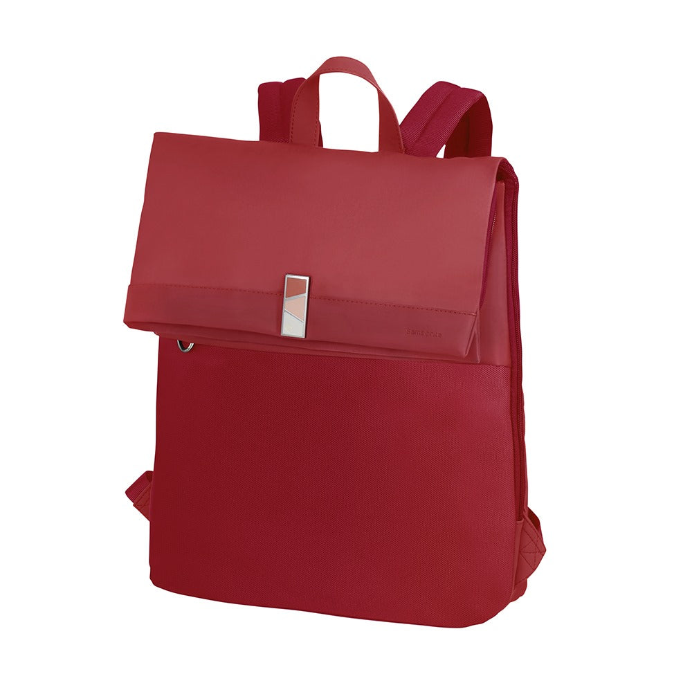 Mochila Pow-Her Backpack + Flap 14.1'' Tomato Red