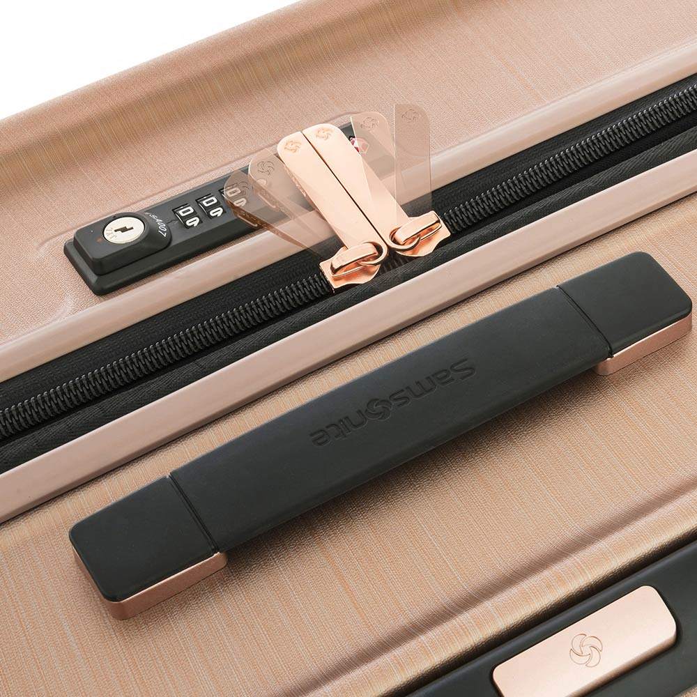 Maleta Rígida Evoa Spinner 81/30 Oro Rosa L