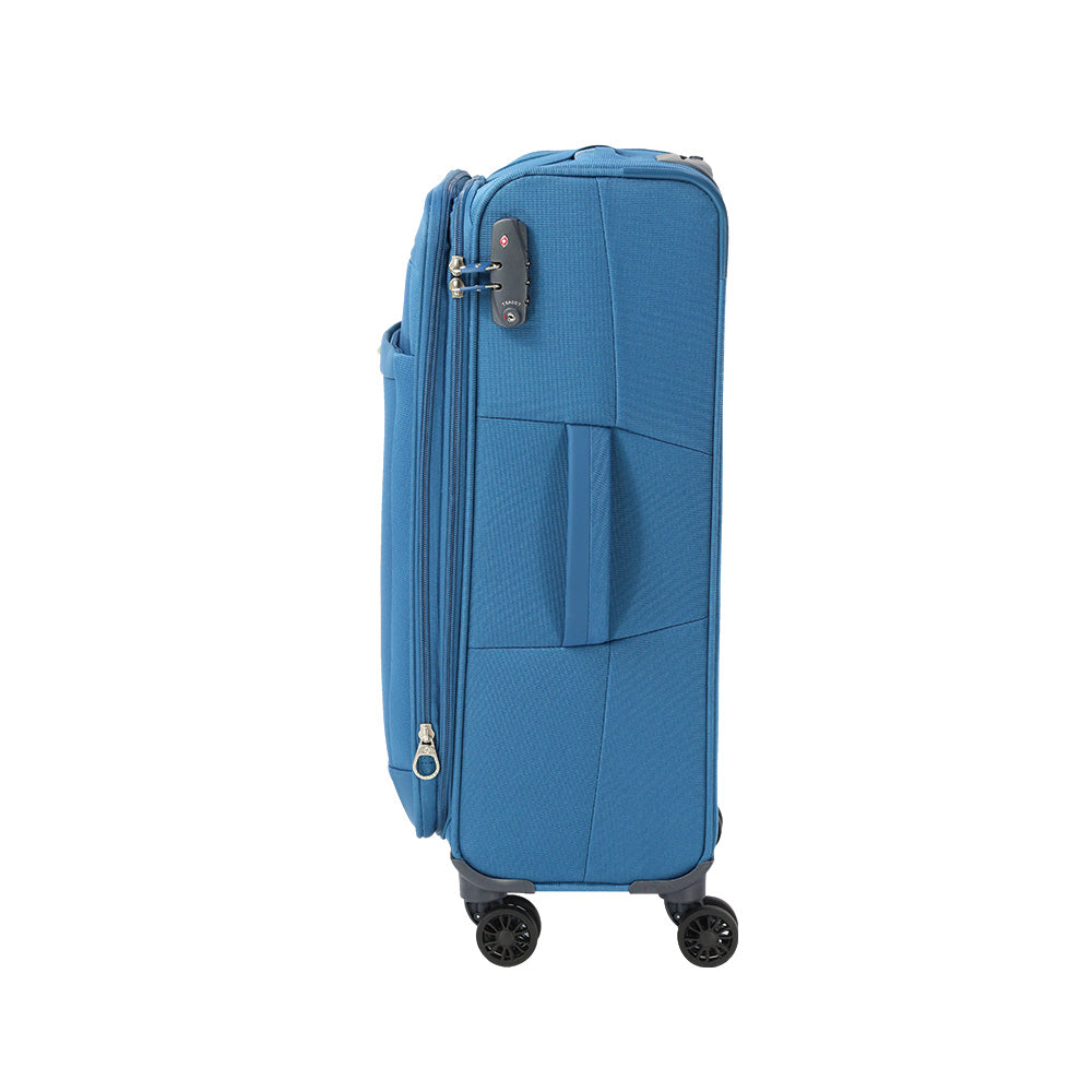  Maleta Suave Shield SPINNER 66/24 EXP Mediana Lyons Blue 