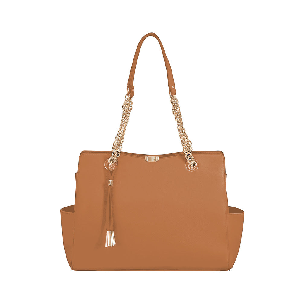 Cartera Satiny 2.0 Shopping Bag Copper Blush Grande 4,2 Lts
