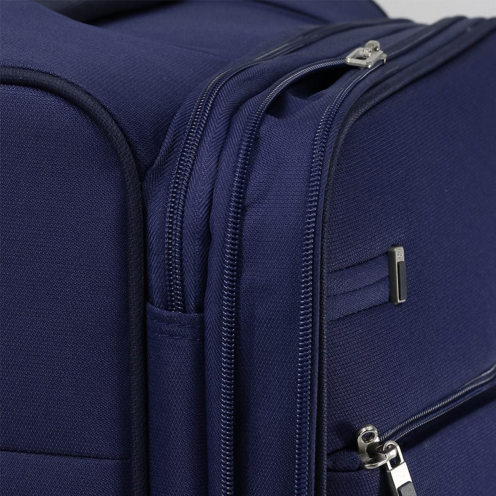 Maleta Basefolk Spinner 23 Exp Blue M 60,5 Lts