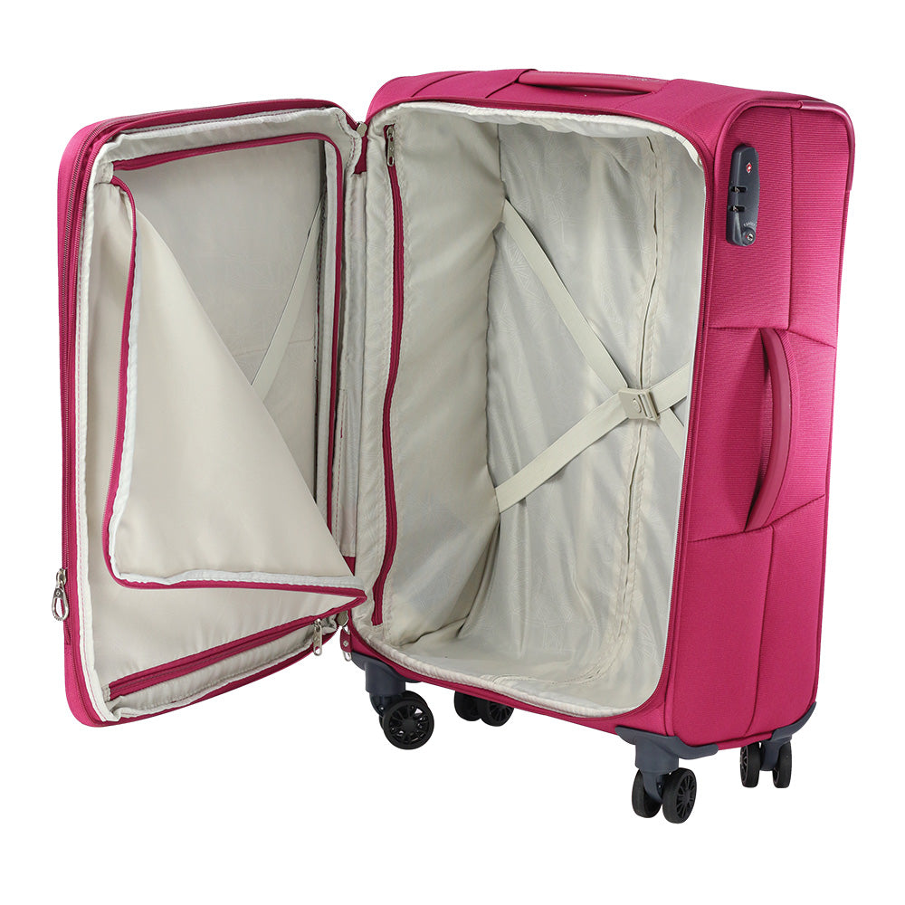  Maleta Suave Shield SPINNER 66/24 EXP Mediana Sangria 