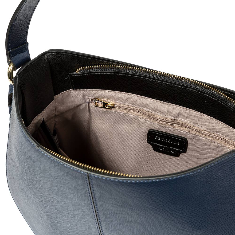 Cartera My Chain Hobo Bag Cloudy Blue / Black