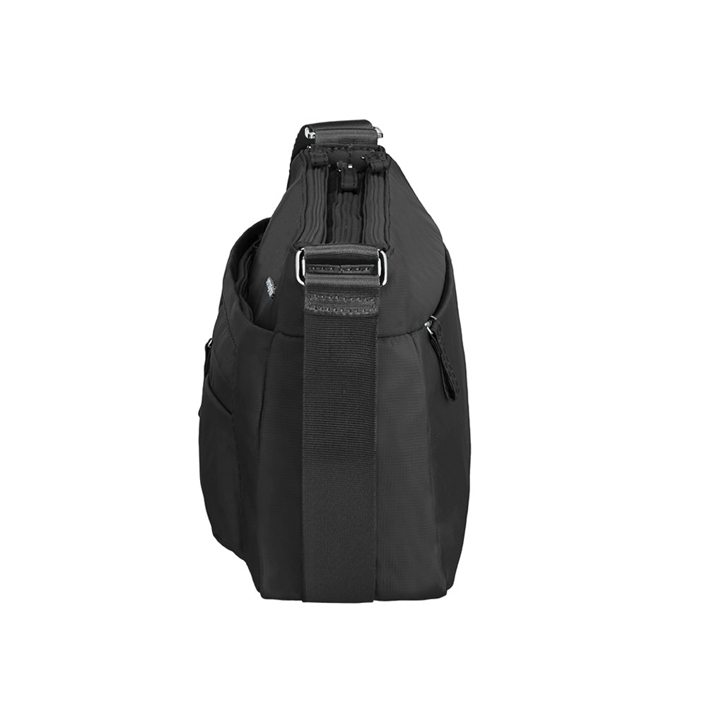  Bolsa Move 2.0 Horizontal Shoulder Bag + Flap Mediana Black 