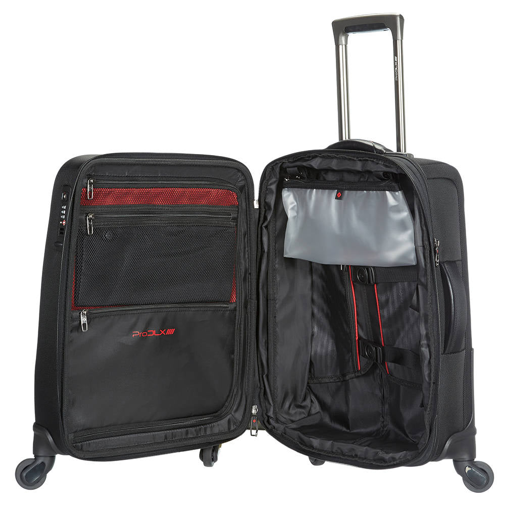  Maleta Suave Pro Dlx IIII Spinner 78/29 Exp Grande Negro 