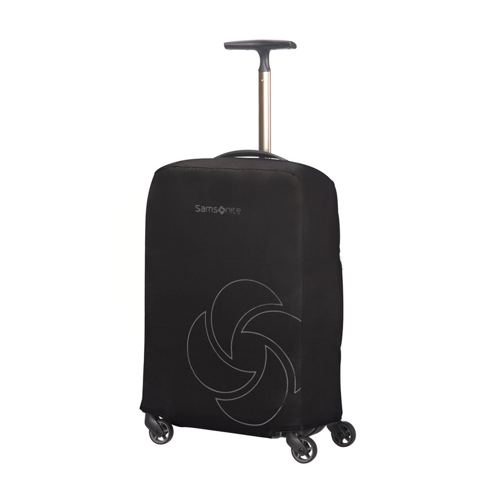  Funda GLOBAL TRAVEL ACCESSORIES FOLDABLE LUGGAGE COVER Mediana BLACK 