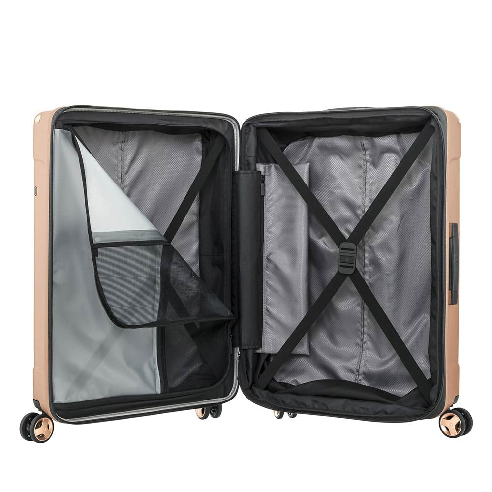Maleta Rígida Evoa Spinner 81/30 Oro Rosa L