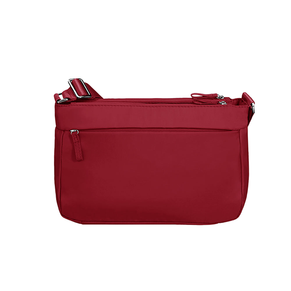  Bolsa Move 2.0 Horizontal Shoulder Bag + Flap Mediana Dark Red 