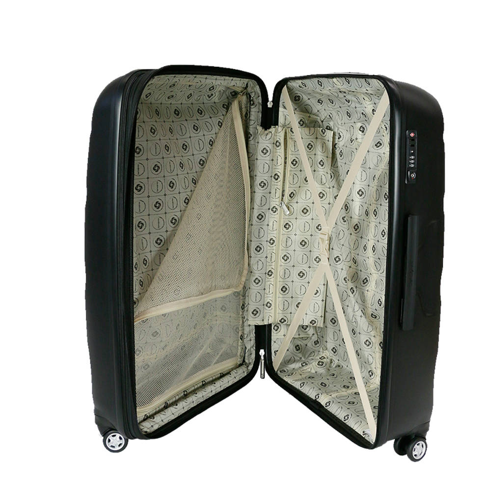  Maleta Rígida Spin Air Spinner 66/24 Exp Mediana Negro 