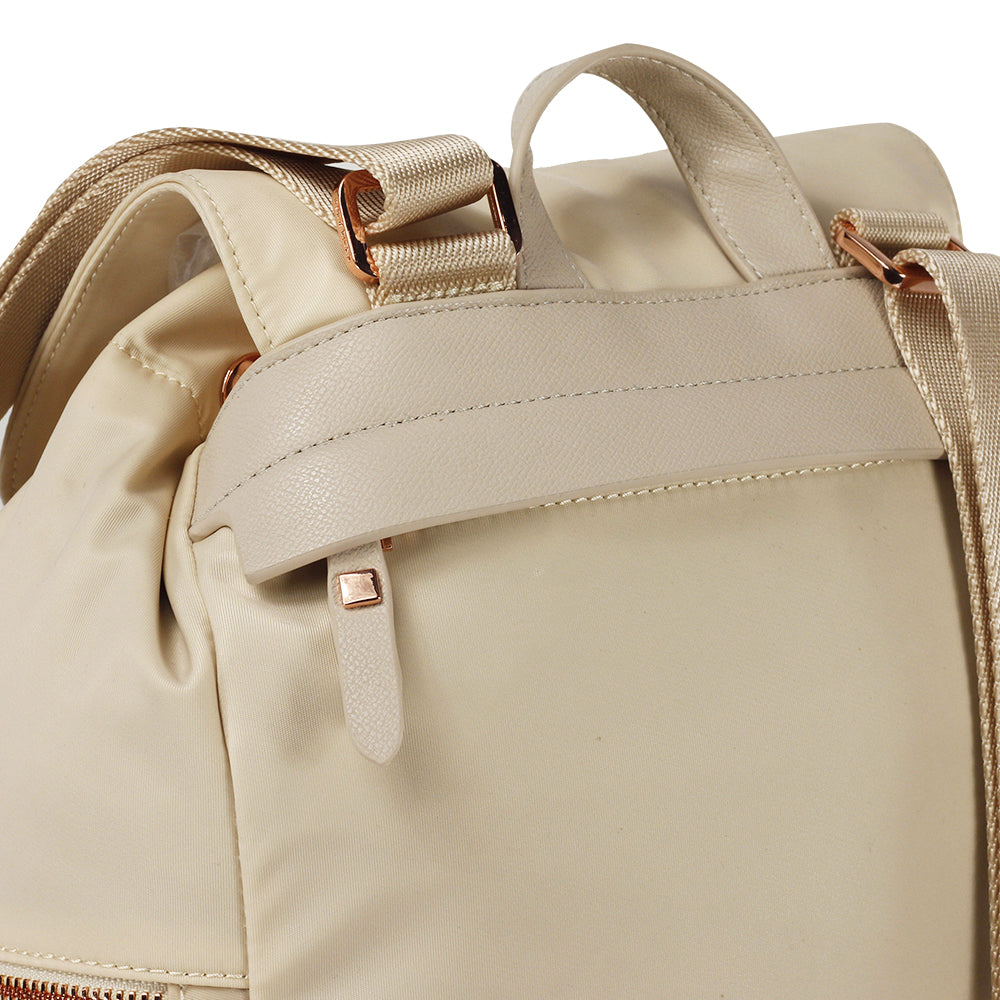 Mochila Fashion City Backpack 3 Pockets Rosa Claro
