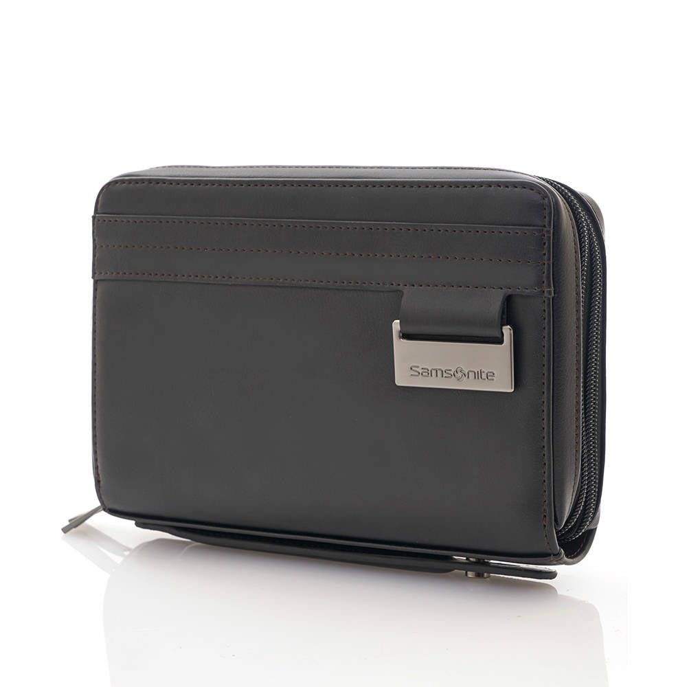  Portapasaporte Savio Leather Iv Men Pouch Negro 
