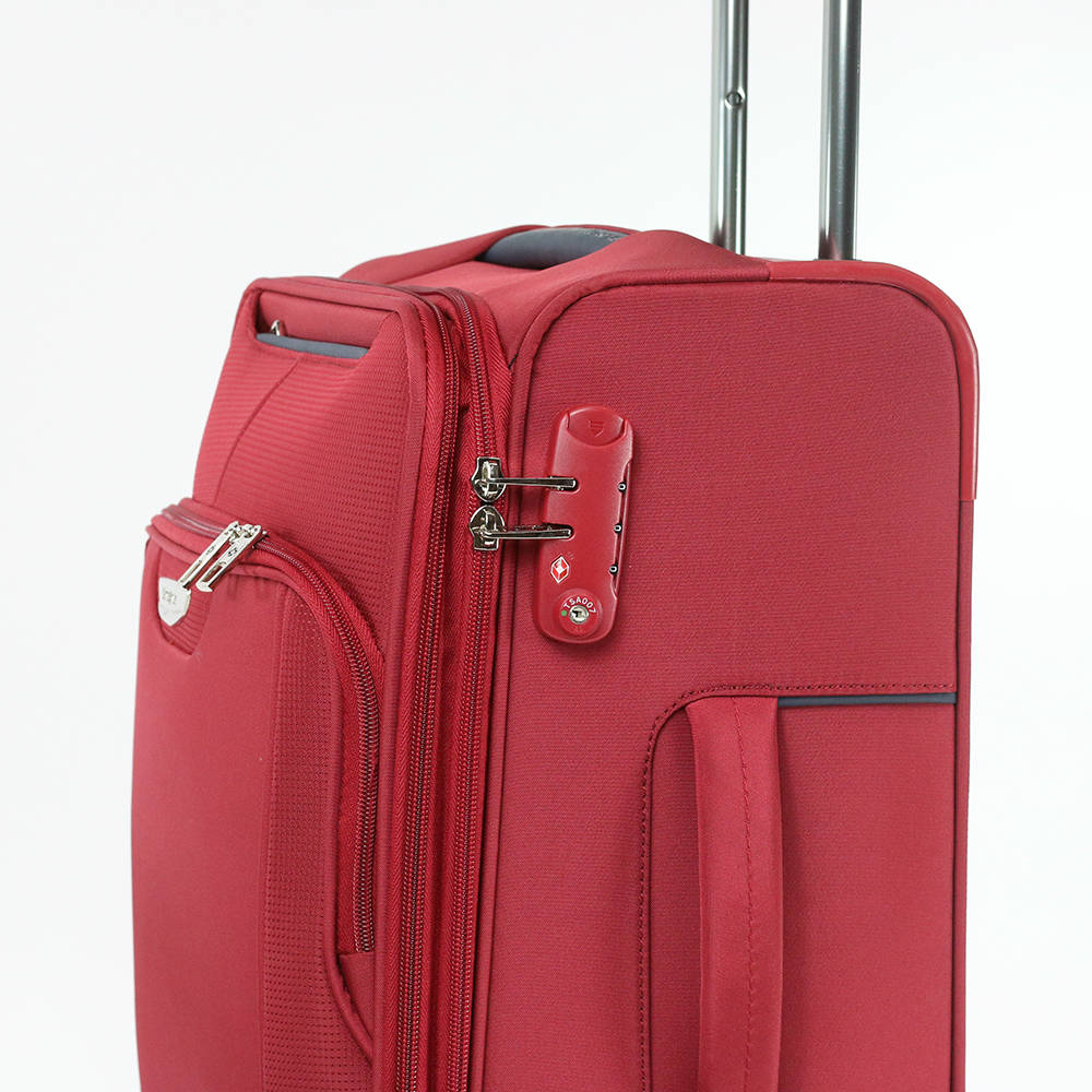  Maleta Suave Emperor Spinner 20 Exp Chica Rojo 