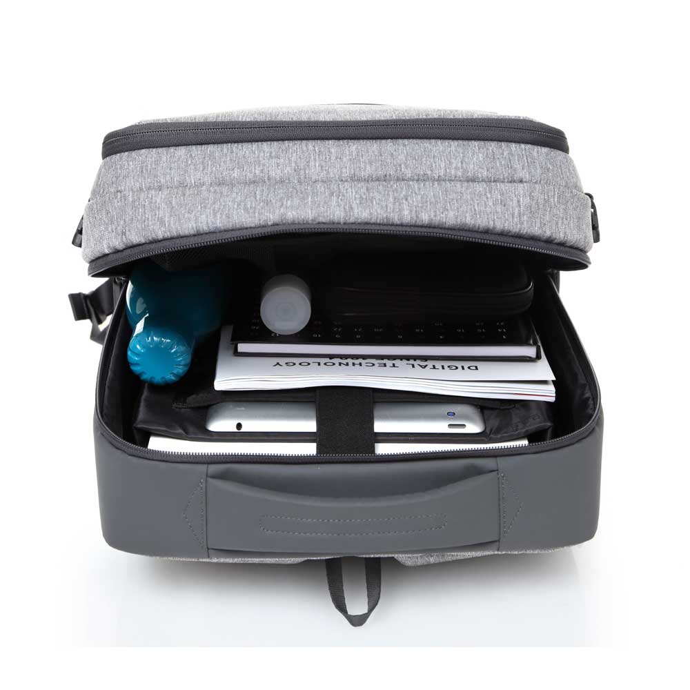Mochila Caritani Grey Melange/Black 22 Lts