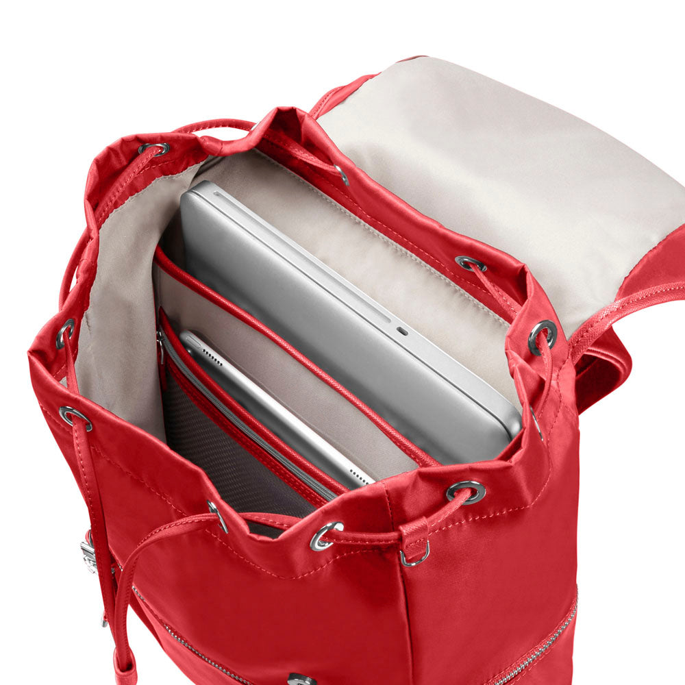  Mochila KARISSA BIZ Backpack 14.1  + Flap W/USB Formula Red 