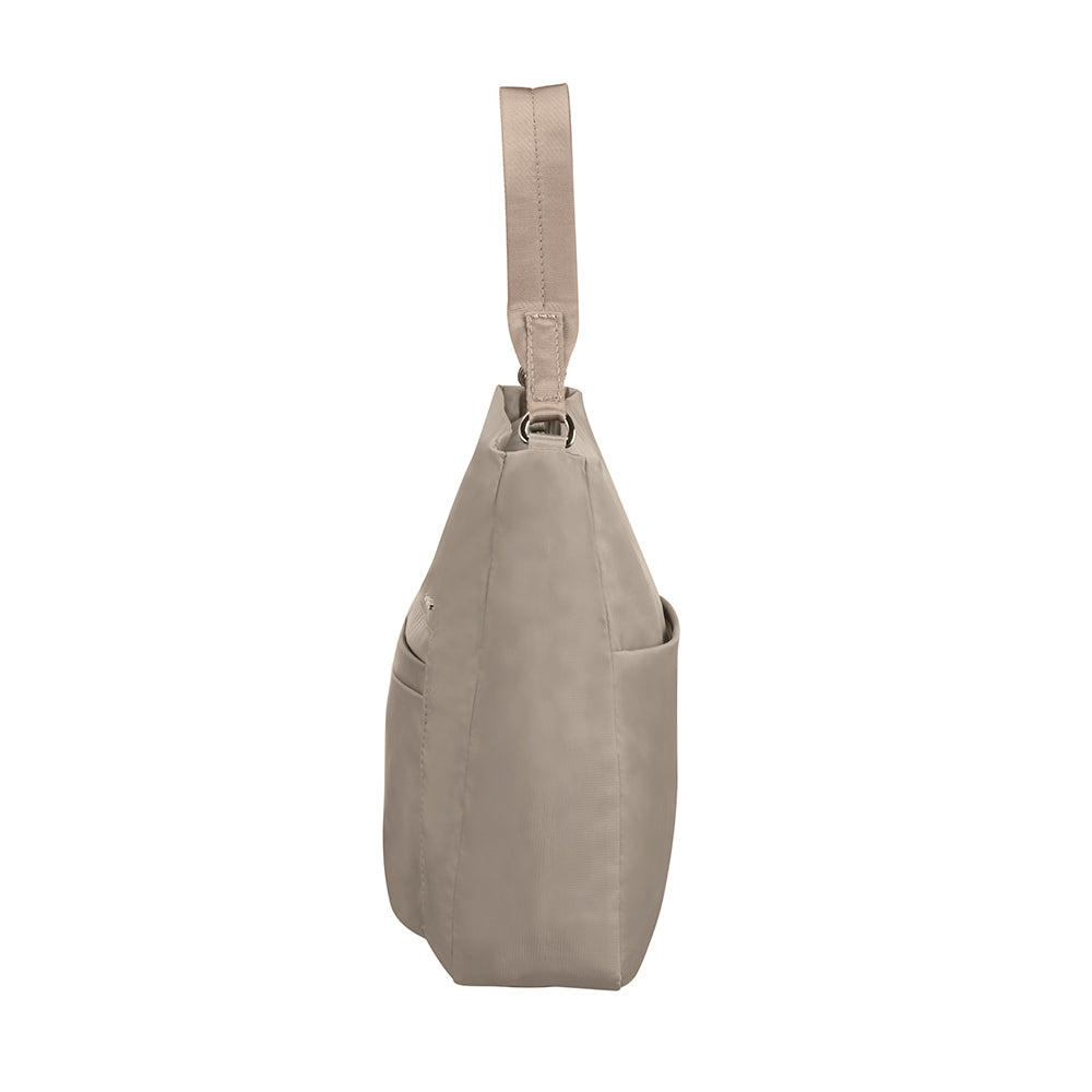  Bolsa Move 2.0 Vertical Hobo Mediana Taupe 