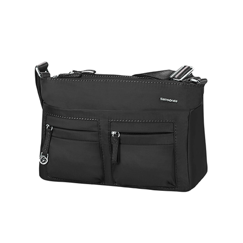  Bolsa Move 2.0 Horizontal Shoulder Bag + Flap Mediana Black 